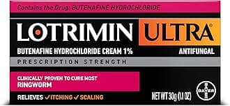 Lotrimin Ultra Ringworm Cream, Butenafine Hydrochloride 1%, Effective Antifungal Treatment of Most Ringworm, 1.1 Ounce (30 Grams)